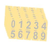 Sharplace 10 Numeri per Cassetta Postale Riflettenti Adesivi per Indirizzo Decalcomanie per Porta Etichette Resistenti in PVC Dal Design Moderno Adatto P, 11 Cm X 6.1 Cm