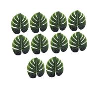 Sharplace 10 pezzi di piante artificiali, piante tropicali, foglie artificiali, foglie tropicali per esterni, M