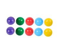 Sharplace 10 Pezzi Palline Arcobaleno Legno Giochi Abbinamento Colori Blocchi Educativi Bambini Abilità Motoria Manuale Riconoscimento Colore Adatti per, Style a, Taglia unica bambino