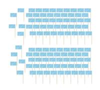 Sharplace 100 bandierine per stuzzicadenti ', bandierine per bastoncini da cocktail, decorazioni per cupcake per sandwich