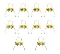 Sharplace 100 Pezzi di Palline di Natale Fai Da Te, Eleganti Ornamenti in Metallo Da Appendere per Decorazioni Invernali per L'albero di Natale, 18mm