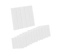 Sharplace 12 Pezzi Adesivi per Piastrelle Pannelli Acustici Pratici Moderni Assi di Auspiditura Soluta, Bianco
