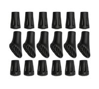 Sharplace 18 Pezzi Bastoni Da Passeggio Punta Bastoni Da Trekking Estremità Copertura Pratica Durata Premium Antiscivolo Facile Da Installare Accessori