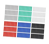 Sharplace 180 pezzi di spessori piatti in PP per livellare cuscinetti antiscivolo impilabili 6 misure per fissare il WC Mobile per la ristrutturazione