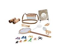 Sharplace 19x Set Da Campeggio per Bambini Giocattolo Da Esterno per Interni Apprendimento di Animali Giocattoli Educativi per Bambini Giocattolo di Avventura a