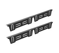 Sharplace 2 pezzi di copri- per fornelli, kit di protezione per fornelli, lunghezza regolabile, facile da installare, accessorio da cucina, riempitivi per, Nero