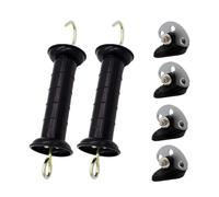 Sharplace 2 Pezzi di Recinzione Elettrica con Maniglia a Molla Interna, Facili da Installare, Resistenti, con Maniglia a Molla Isolata per Pascoli.