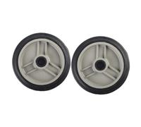 Sharplace 2 Pezzi Di Ruote per Compressore D'aria Di Ricambio Robuste E Leggere. Universale Ruote per Ricambio Viti Non Incluse, Per Aggiornare O Sostituire Le Attuali Ruote Del Compressore, 4 Inch