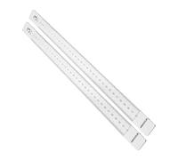 Sharplace 2 Pezzi Guide per Mattarello Righelli Livellatori Strumenti per E Bastoncini per Spessore in Acrilico Robusto Adatto per Fare Tagliatelle, Spessore 3 Mm