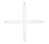 Sharplace 2 Pezzi Guide per Mattarello Righelli Livellatori Strumenti per E Bastoncini per Spessore in Acrilico Robusto Adatto per Fare Tagliatelle, Spessore 4 Mm