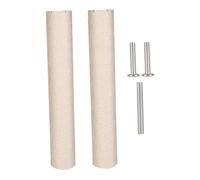 Sharplace 2 Pezzi Tiragraffi per Gatti Sostituzione Colonna Graffiatoio Portatile Sisal Proteggi Divano con Viti Adatto per Gatti Adulti Studio Festa Compleanno, 40x8 Cm