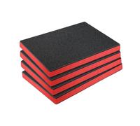 Sharplace 4 Fogli di Schiuma per Cassetta Degli Attrezzi, Fogli di Polietilene per Riporre Attrezzi, Riutilizzabili, Tagliabili, Organizer Kaizen, Inserto P, 56 Cm X 46 Cm X 3.8
