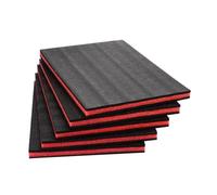 Sharplace 5 pezzi di inserti in schiuma per valigette portautensili, fogli di schiuma antiurto, fodere per progetti fai da te e imballaggio, 45cmx30cmx2.5cm