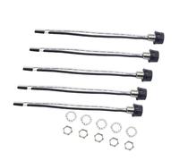 Sharplace 5x Interruttore rotante della luce 1,5 V 3 a 125 V Filettatura da 3/8 di pollice per accessori professionali per ventilatori per lampade, per