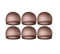 Sharplace 6 pezzi Cappucci per Cappucci per applicazione trasparenti per parrucche per per cosplay, CaffÈ