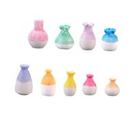 Sharplace 9 Pezzi Vaso in Miniatura per composizioni Floreali, Contenitore per Simulazione realistica, Decorazione per Piante Decorative, Accessori per casa