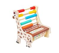 Sharplace Abaco con Cornice in Legno, Gioco di Matematica Educativo per Bambine E Bambini di 2, 3, 4, 5 E 6 Anni