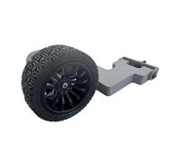 Sharplace Accessori per Dinamo per Bicicletta, Facile Installazione, Robusta, Sostituzione Diretta, Alte Prestazioni, Uscita 5V/3A, generatore a Frizione Nero