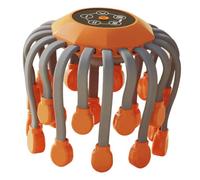 Sharplace Accessori per massaggio elettrico del cuoio capelluto per uomo e donna per il relax, morbido regalo portatile per il relax, grattacapo con artigli di, Orangina