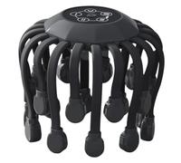 Sharplace Accessori per massaggio elettrico del cuoio capelluto per uomo e donna per il relax, morbido regalo portatile per il relax, grattacapo con artigli di, Nero