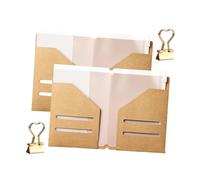 Sharplace Accessori per notebook da viaggio: 2 astucci con cerniera per un'organizzazione rapida, 2 cartelline per carte d'imbarco, ideali per viaggi