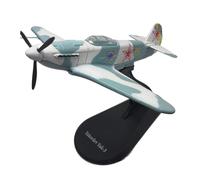 Sharplace Aereo da Caccia in 1:72, in Lega, con Supporto, Giocattolo per Bambini, da Usare Come Decorazione, Come Regalo per Le Feste, ricordo da Tavolo