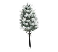 Sharplace Albero Artificiale Finto, pianta realistica con picchetto da Terra, Ornamento Verde per Matrimonio, Cortile, Patio, Interno ed Esterno, Verde Bianco