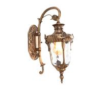 Sharplace Applique da Esterno, Lampada da Parete in Stile Europeo, Versatile, Classica, Lanterna, Luce per Portico, Cortile, Giardino, Patio Esterno, Bronzo 23cmx43cm