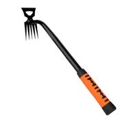 Sharplace Attrezzo Manuale per diserbare Il Giardino, sradicare Le Erbacce, Zappa in Acciaio antiruggine per aiuole e casa, 5 Denti