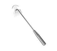 Sharplace Attrezzo Manuale per la rimozione delle Erbacce, Multiuso, con Manico, per Risparmiare Fatica, attrezzo da Giardino per Cortile, 40 Cm 8 Denti