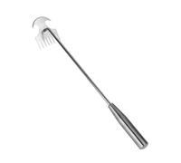 Sharplace Attrezzo Manuale per la rimozione delle Erbacce, Multiuso, con Manico, per Risparmiare Fatica, attrezzo da Giardino per Cortile, 50 Cm 8 Denti