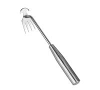 Sharplace Attrezzo Manuale per la rimozione delle Erbacce, Multiuso, con Manico, per Risparmiare Fatica, attrezzo da Giardino per Cortile, 30 Cm 4 Denti