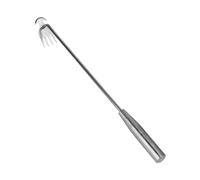 Sharplace Attrezzo Manuale per la rimozione delle Erbacce, Multiuso, con Manico, per Risparmiare Fatica, attrezzo da Giardino per Cortile, 50 Cm 4 Denti