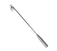 Sharplace Attrezzo Manuale per la rimozione delle Erbacce, Multiuso, con Manico, per Risparmiare Fatica, attrezzo da Giardino per Cortile, 60 Cm 4 Denti