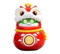 Sharplace Bambola con Viso Cangiante, Tradizionale Statuetta Cinese Che Saluta, Realizzata Dall'Opera del Sichuan, Ideale per Un Cestino Pasquale O per, Rosso