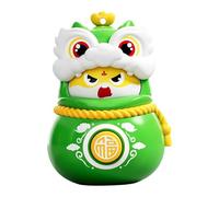 Sharplace Bambola con Viso Cangiante, Tradizionale Statuetta Cinese Che Saluta, Realizzata Dall'Opera del Sichuan, Ideale per Un Cestino Pasquale O per, Verde