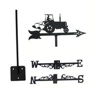 Sharplace Banderuola segnavento per Trattore Banderuola segnavento per Trattore Artigianato Decorazione Banderuole in Metallo Supporto per