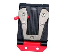 Sharplace Base porta metro a nastro su cintura, portaoggetti da appendere in vita, facile da usare, accessorio in metallo, gancio per elettricista in vita, Td a Sinistra