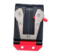 Sharplace Base porta metro a nastro su cintura, portaoggetti da appendere in vita, facile da usare, accessorio in metallo, gancio per elettricista in vita, Td a Destra