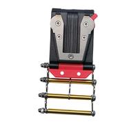 Sharplace Base porta metro a nastro su cintura, portaoggetti da appendere in vita, facile da usare, accessorio in metallo, gancio per elettricista in vita, Catena Destra Td