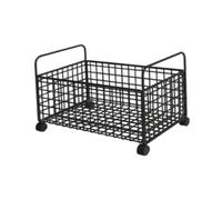 Sharplace Bidone del carrello per file rolling, sotto la scrivania riviste mobili book bin, carrello per le bevande, M