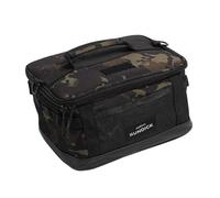 Sharplace Borsa Da Campeggio Organizzatore Porta Utensili Custodia per Attrezzi Borsa Da Trasporto Compatta con Cerniera Adatta per Escursionismo E Riporre nel, Nero con Motivi