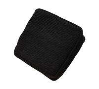 Sharplace Borsa porta tovaglioli in velluto a coste, borsa per il ciclo mestruale, mini borse per cosmetici riutilizzabili multiuso, borse per il trucco, per, Nero