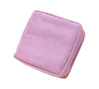 Sharplace Borsa porta tovaglioli in velluto a coste, borsa per il ciclo mestruale, mini borse per cosmetici riutilizzabili multiuso, borse per il trucco, per, Viola