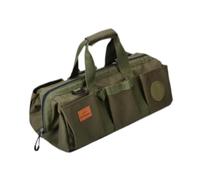 Sharplace Borsa Portautensili, Borsa con Tasche Laterali, Tessuto Oxford con Cerniera, Contenitore, Organizer per Attrezzi per Pesca, Campeggio, Verde