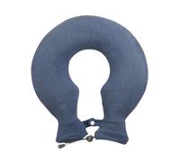 Sharplace Borsa termica da collo, scaldacollo riutilizzabile con rivestimento lavabile e tappo a vite, Blu Scuro