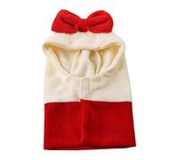 Sharplace Cappello Invernale Caldo per Cani, copriorecchie, paraorecchie, Fascia per la Testa, Berretto Antivento per Gatti, Cappello per Animali Domestici, Red S