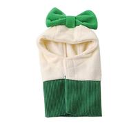 Sharplace Cappello Invernale Caldo per Cani, copriorecchie, paraorecchie, Fascia per la Testa, Berretto Antivento per Gatti, Cappello per Animali Domestici, Green S
