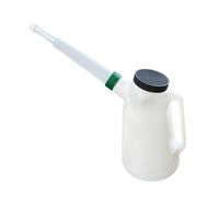 Sharplace Caraffa per Olio con Versatore, Erogatore per Olio Motore, Impugnatura Ergonomica, Resistente, con Coperchio, Contenitore Graduato per Auto, 4l