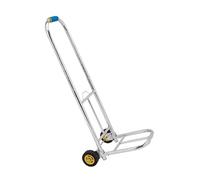 Sharplace Carrello a Mano Pieghevole, Leggero, Regolabile, con Elevata capacità di carico, Carrello Multifunzionale per traslochi, a Mano per Ufficio e Viaggi, Ruote in Gomma